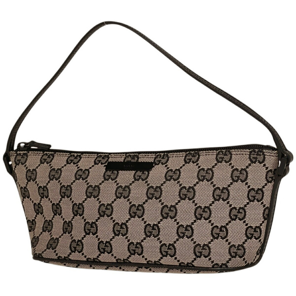 Gucci GG handbag Clutch accessory canvas brown black